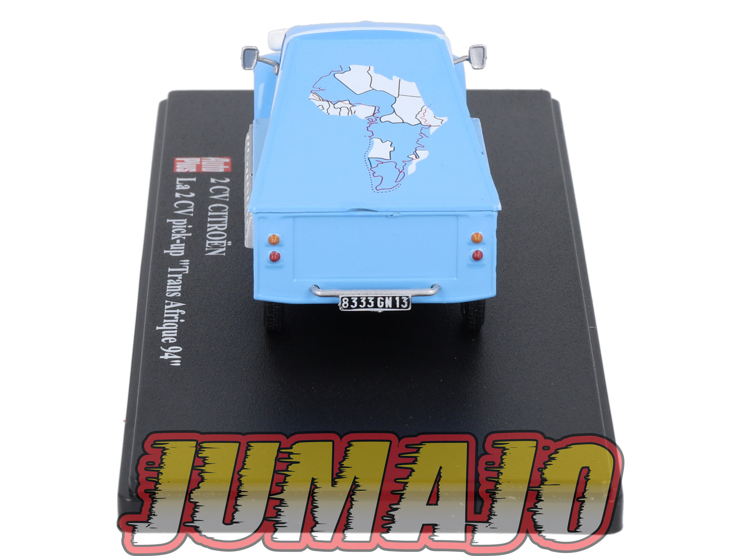 2CVAP37 Voiture 1/43 ELIGOR Auto plus : CITROEN 2CV Trans Afrique 94