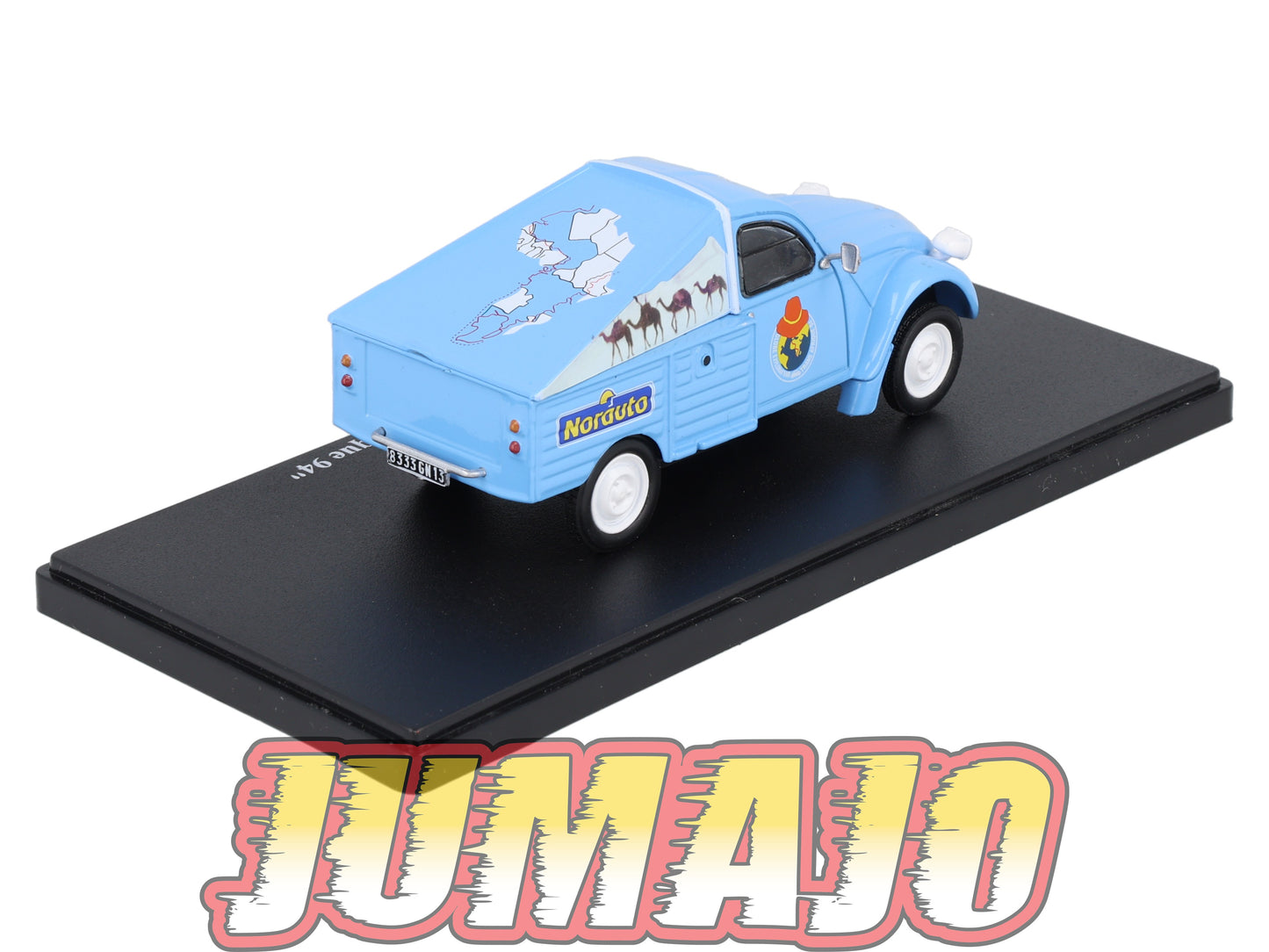 2CVAP37 Voiture 1/43 ELIGOR Auto plus : CITROEN 2CV Trans Afrique 94