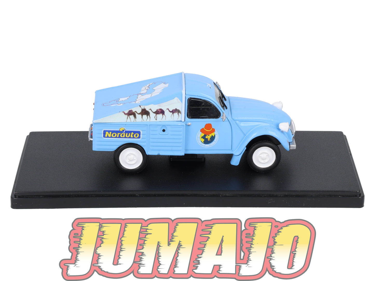 2CVAP37 Voiture 1/43 ELIGOR Auto plus : CITROEN 2CV Trans Afrique 94