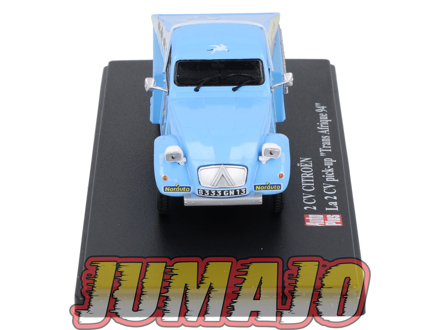2CVAP37 Voiture 1/43 ELIGOR Auto plus : CITROEN 2CV Trans Afrique 94