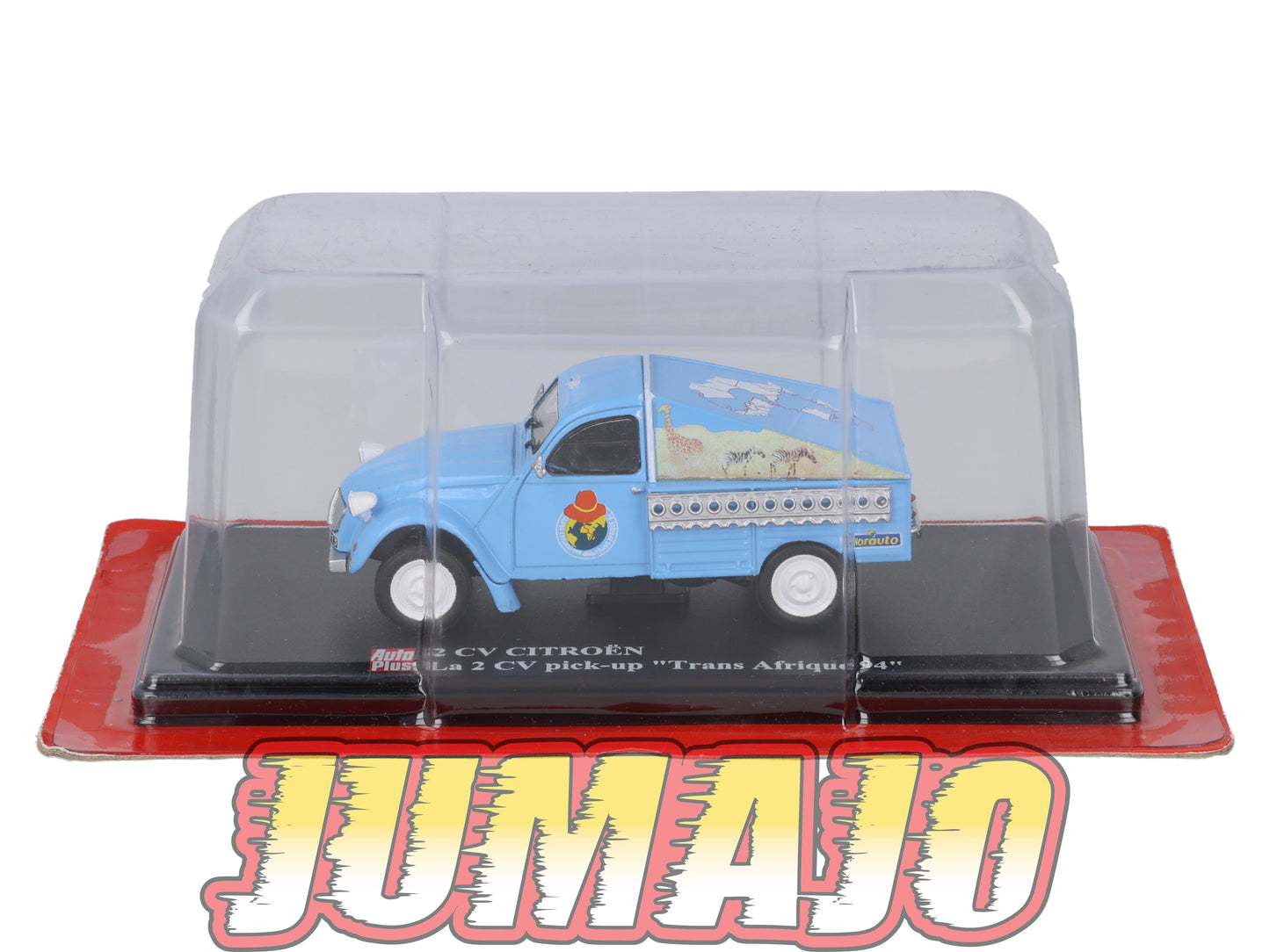 2CVAP37 Voiture 1/43 ELIGOR Auto plus : CITROEN 2CV Trans Afrique 94