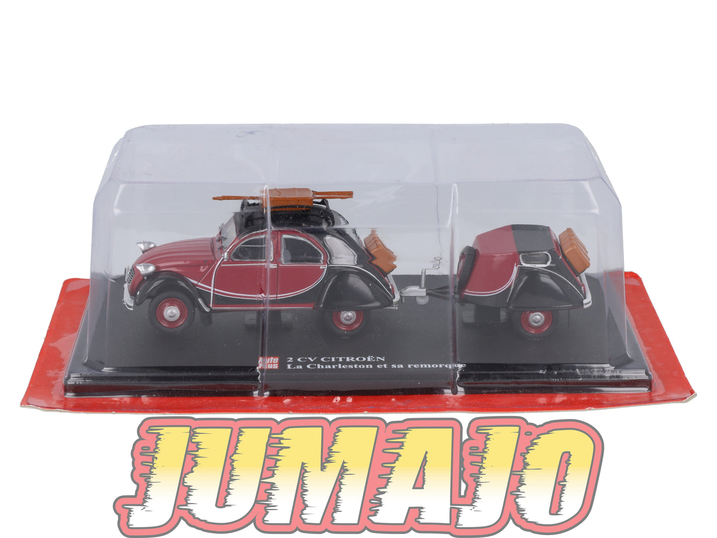 2CVAP3 Voiture 1/43 ELIGOR Auto plus : CITROEN 2CV Charleston Et Sa Remorque