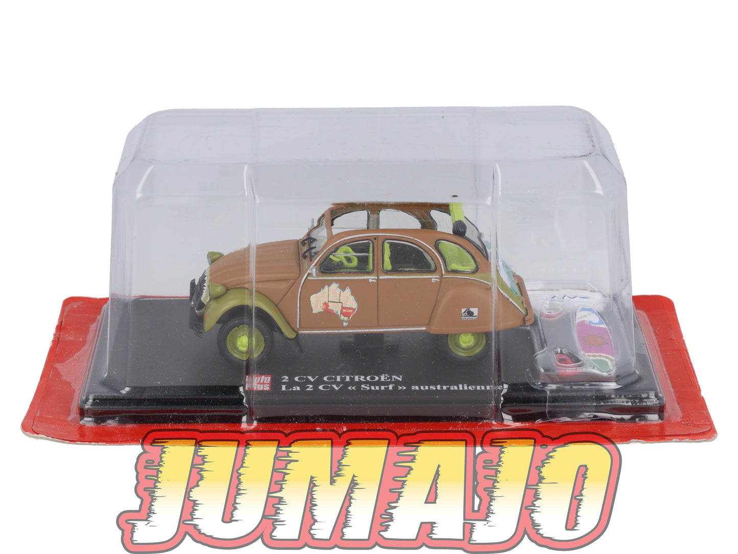 2CVAP50 Voiture 1/43 ELIGOR Auto plus : CITROEN 2CV n°12 Surf Australienne