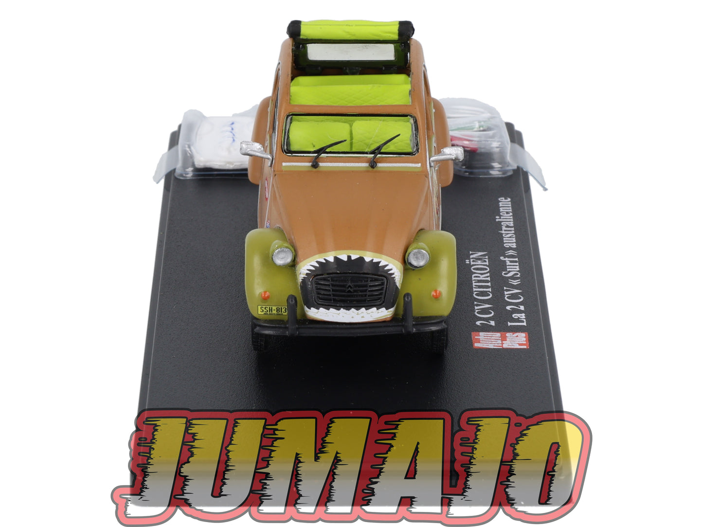 2CVAP50 Voiture 1/43 ELIGOR Auto plus : CITROEN 2CV n°12 Surf Australienne