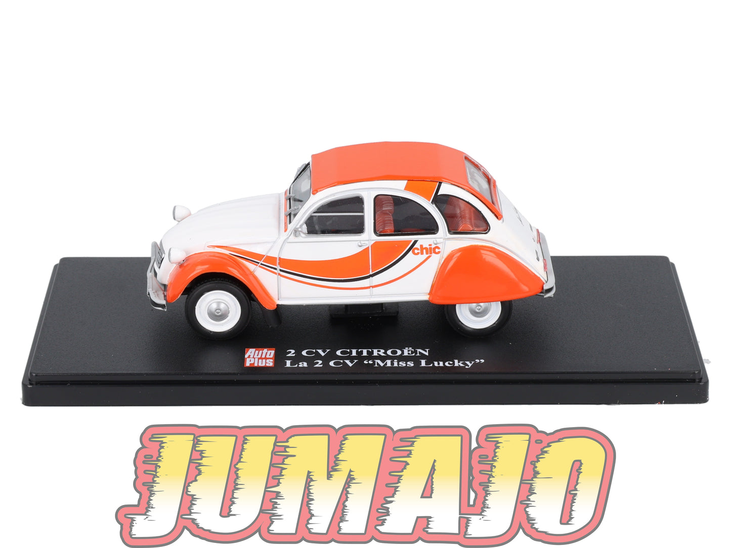 2CVAP52 Voiture 1/43 ELIGOR Auto plus : CITROEN 2CV La 2CV Miss Lucky