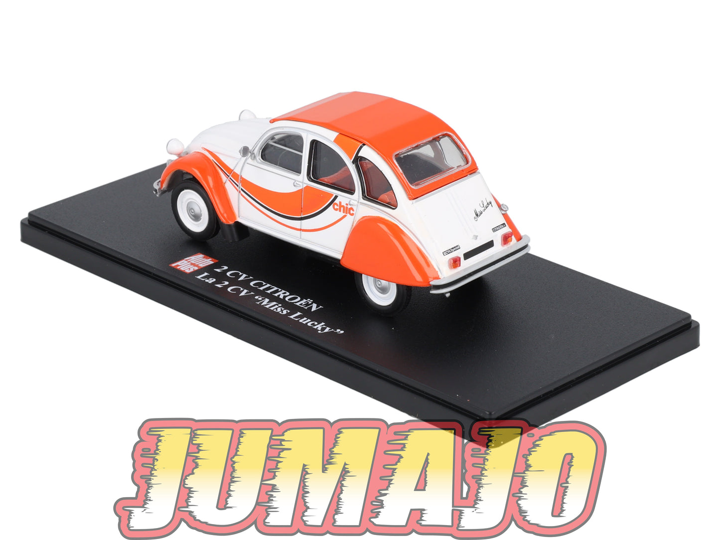 2CVAP52 Voiture 1/43 ELIGOR Auto plus : CITROEN 2CV La 2CV Miss Lucky