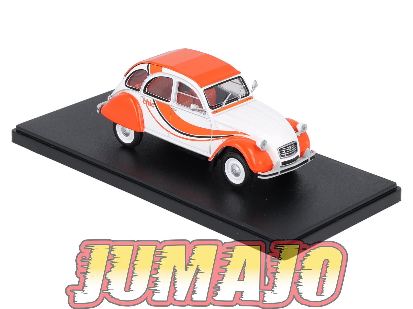 2CVAP52 Voiture 1/43 ELIGOR Auto plus : CITROEN 2CV La 2CV Miss Lucky