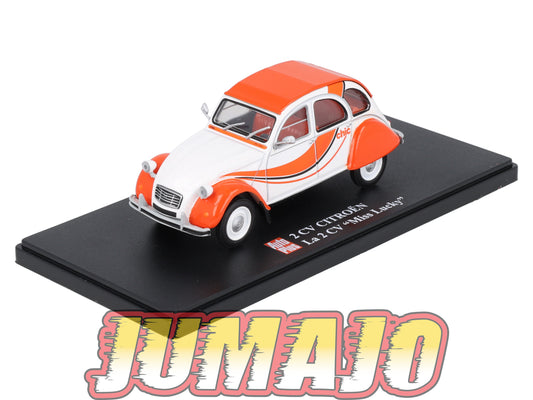 2CVAP52 Voiture 1/43 ELIGOR Auto plus : CITROEN 2CV La 2CV Miss Lucky