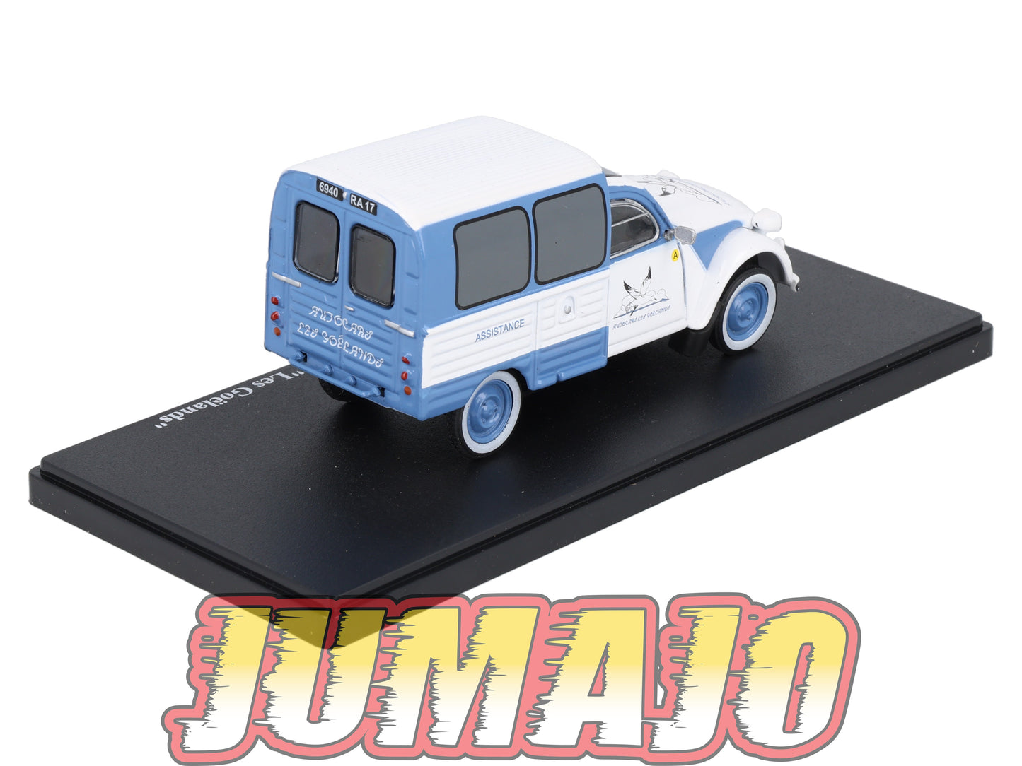 2CVAP56 Voiture 1/43 ELIGOR Auto plus : CITROEN 2CV Camionnette D'Assistance Les Goelands