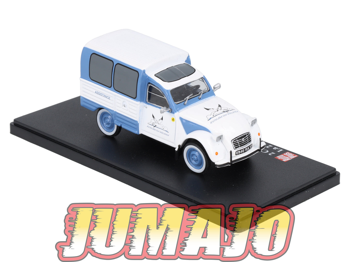 2CVAP56 Voiture 1/43 ELIGOR Auto plus : CITROEN 2CV Camionnette D'Assistance Les Goelands