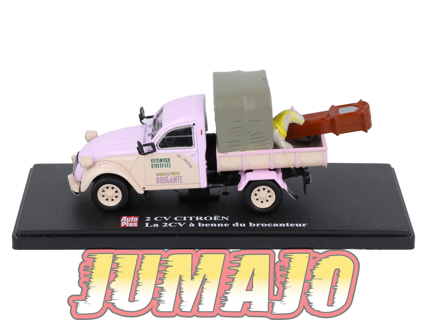 2CVAP58 Voiture 1/43 ELIGOR Auto plus : CITROEN 2CV à Benne Du Brocanteur