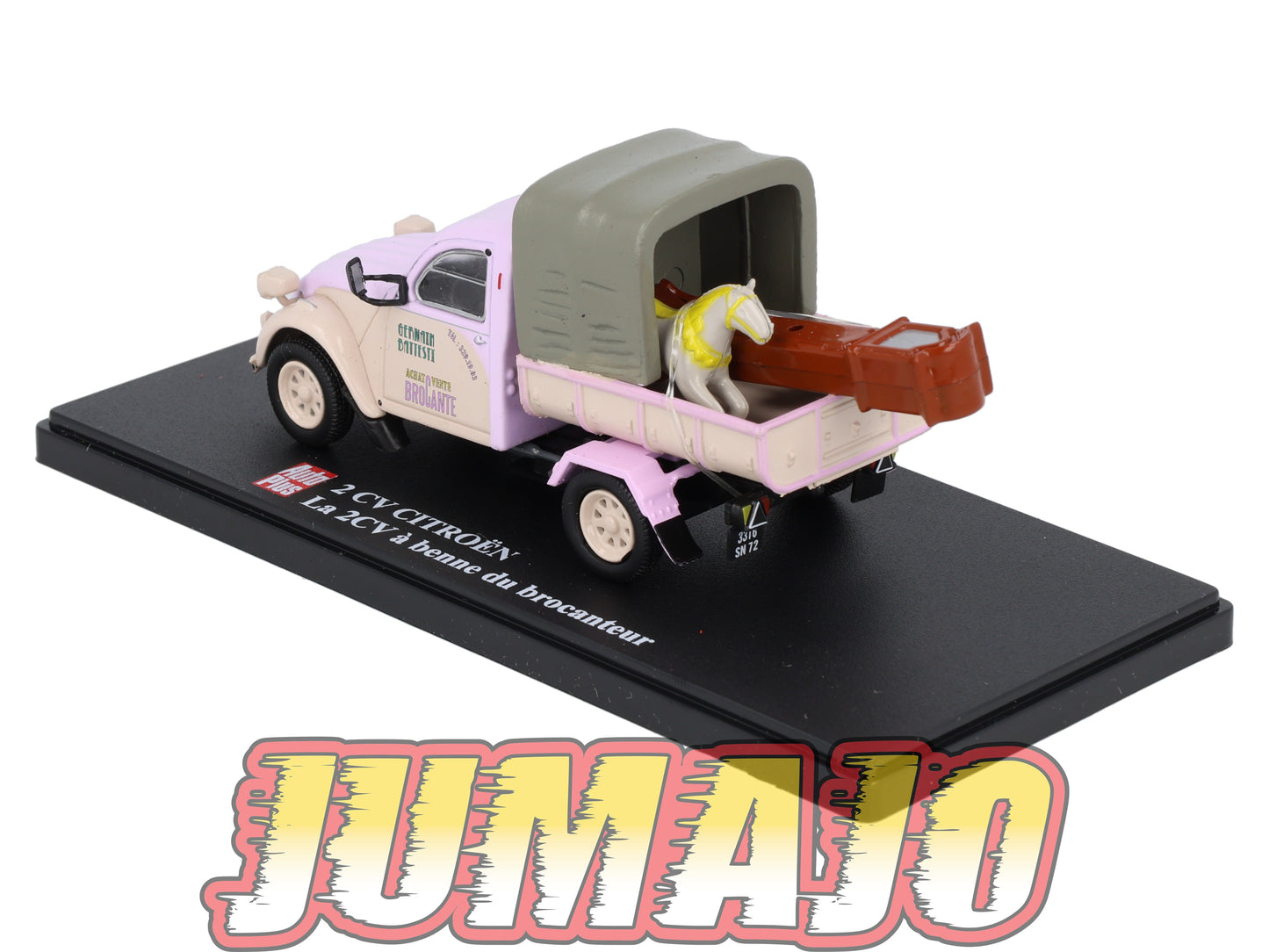 2CVAP58 Voiture 1/43 ELIGOR Auto plus : CITROEN 2CV à Benne Du Brocanteur