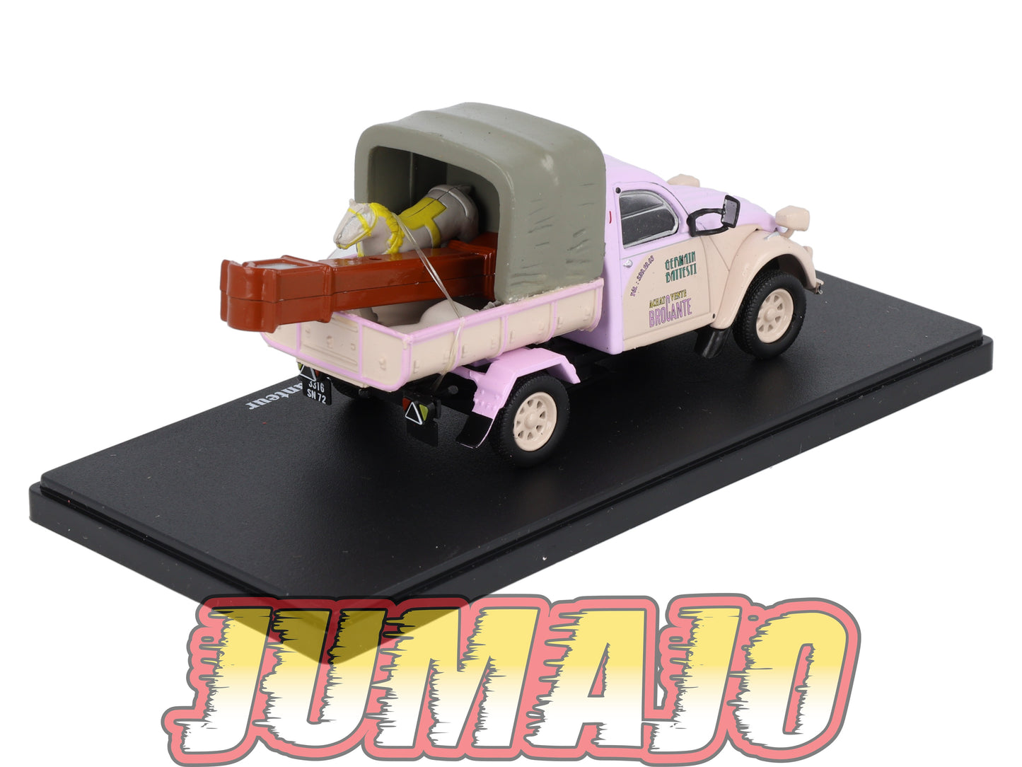 2CVAP58 Voiture 1/43 ELIGOR Auto plus : CITROEN 2CV à Benne Du Brocanteur