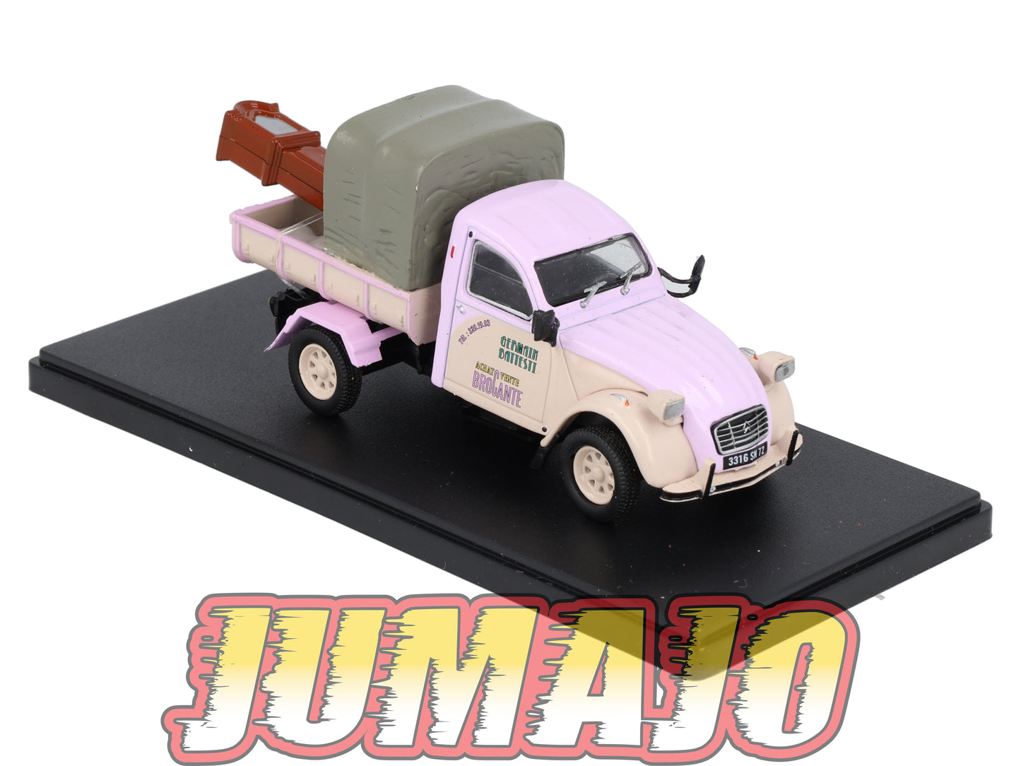 2CVAP58 Voiture 1/43 ELIGOR Auto plus : CITROEN 2CV à Benne Du Brocanteur