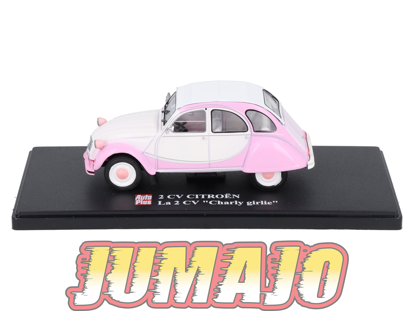 2CVAP63 Voiture 1/43 ELIGOR Auto plus : CITROEN 2CV Charly Girlie
