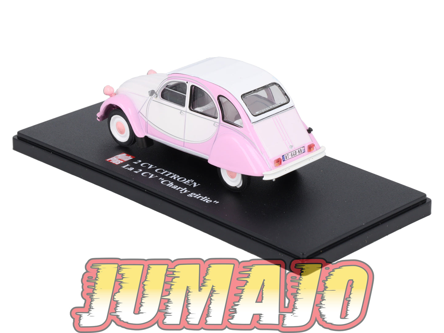 2CVAP63 Voiture 1/43 ELIGOR Auto plus : CITROEN 2CV Charly Girlie