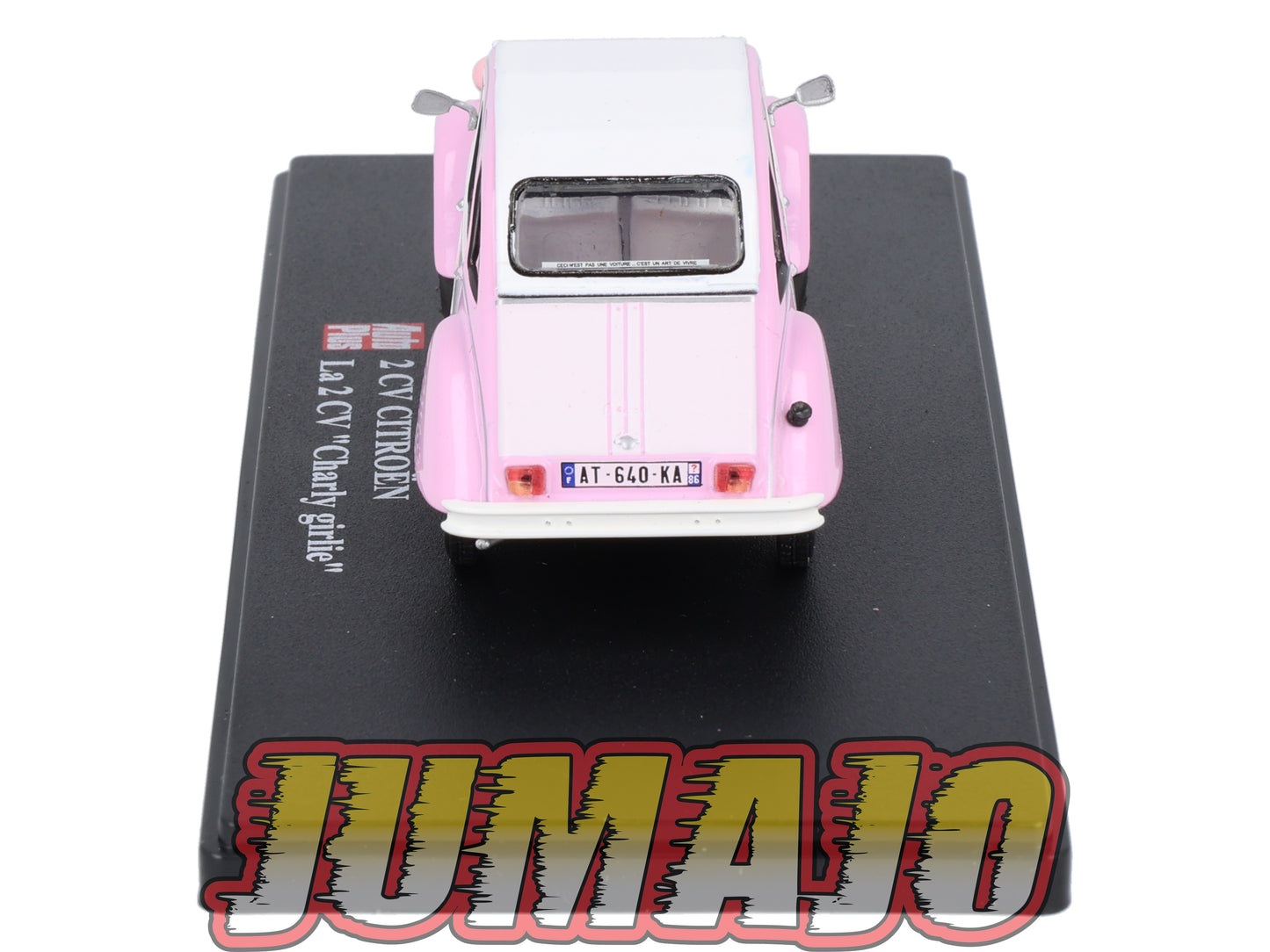 2CVAP63 Voiture 1/43 ELIGOR Auto plus : CITROEN 2CV Charly Girlie