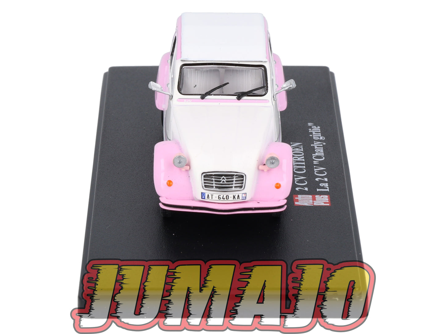 2CVAP63 Voiture 1/43 ELIGOR Auto plus : CITROEN 2CV Charly Girlie