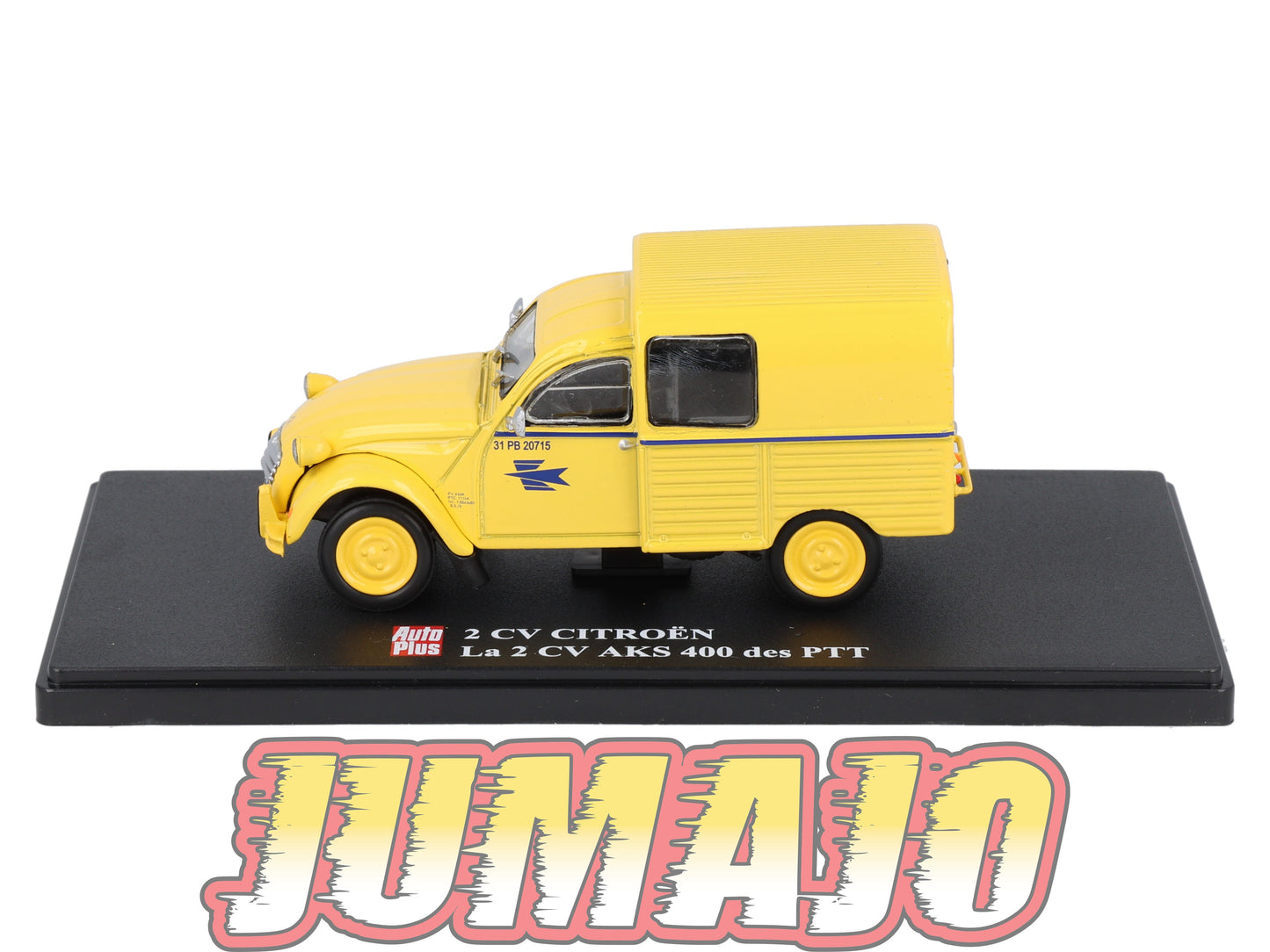 2CVAP66 Voiture 1/43 ELIGOR Auto plus : CITROEN 2CV AKS 400 La Poste