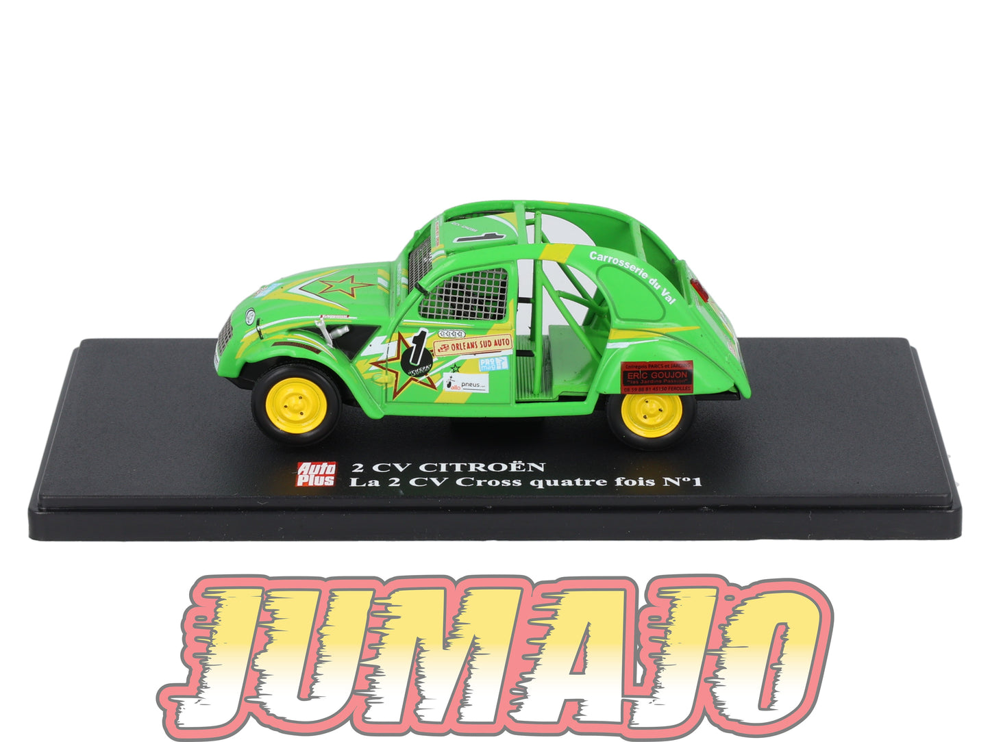 2CVAP67 Voiture 1/43 ELIGOR Auto plus : CITROEN 2CV Cross Quatre Fois N°1