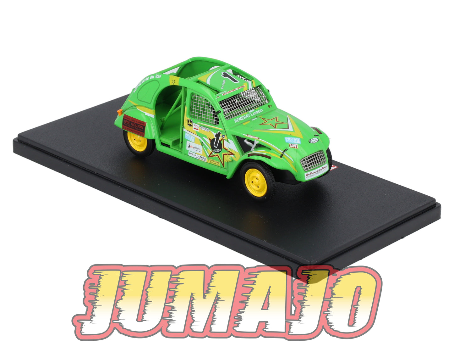 2CVAP67 Voiture 1/43 ELIGOR Auto plus : CITROEN 2CV Cross Quatre Fois N°1