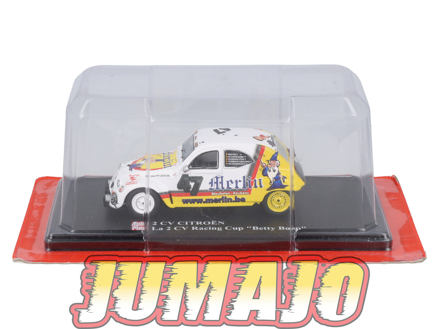 2CVAP68 Voiture 1/43 ELIGOR Auto plus : CITROEN 2CV Racing Cup Betty Boop