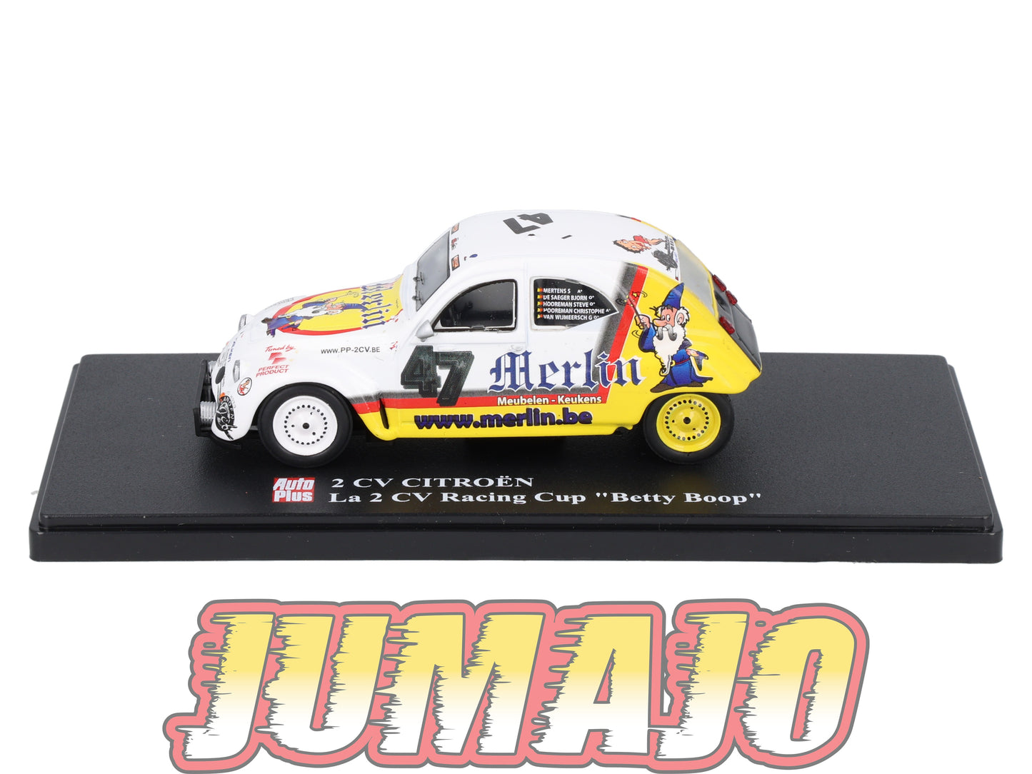 2CVAP68 Voiture 1/43 ELIGOR Auto plus : CITROEN 2CV Racing Cup Betty Boop