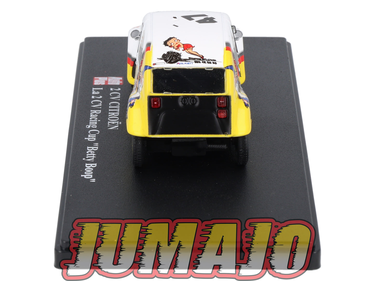 2CVAP68 Voiture 1/43 ELIGOR Auto plus : CITROEN 2CV Racing Cup Betty Boop