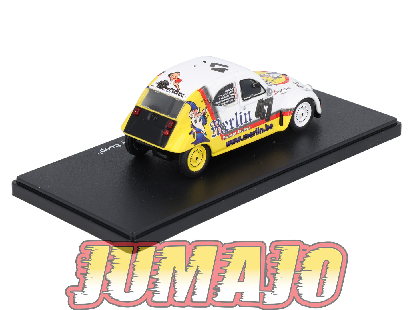 2CVAP68 Voiture 1/43 ELIGOR Auto plus : CITROEN 2CV Racing Cup Betty Boop