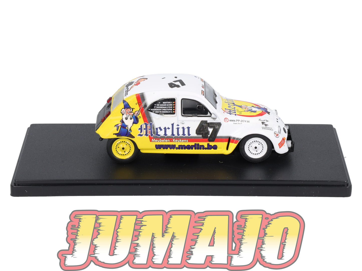 2CVAP68 Voiture 1/43 ELIGOR Auto plus : CITROEN 2CV Racing Cup Betty Boop