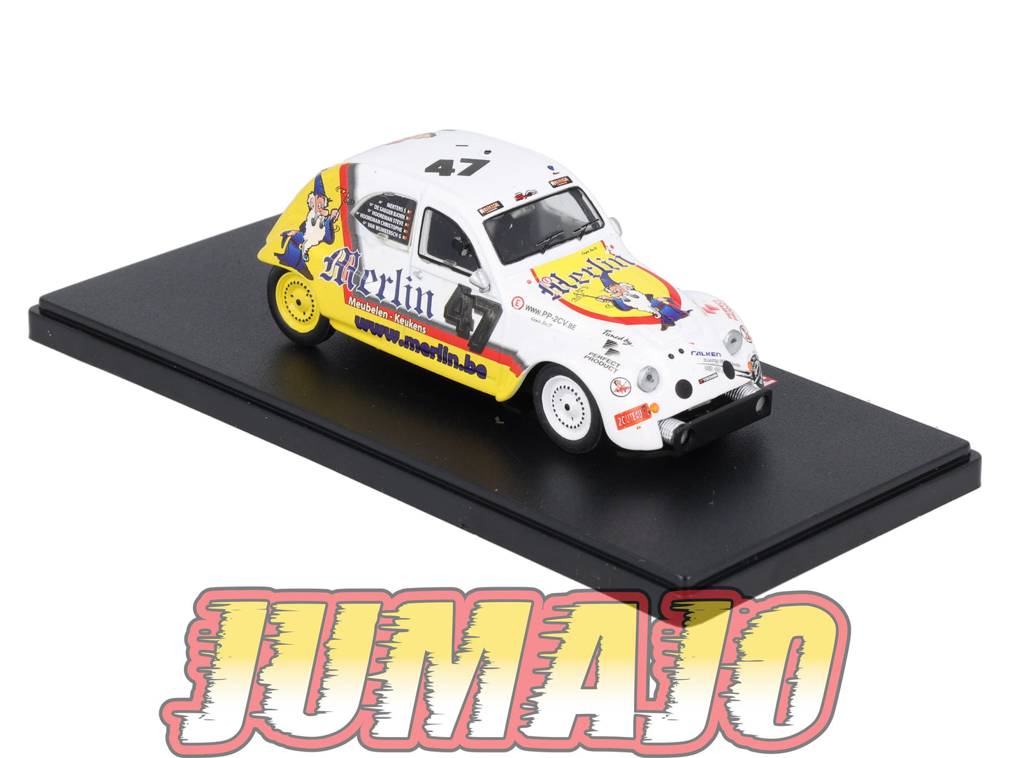 2CVAP68 Voiture 1/43 ELIGOR Auto plus : CITROEN 2CV Racing Cup Betty Boop