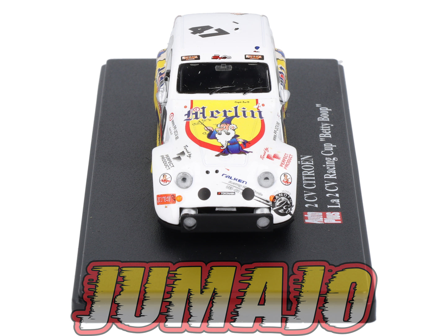 2CVAP68 Voiture 1/43 ELIGOR Auto plus : CITROEN 2CV Racing Cup Betty Boop
