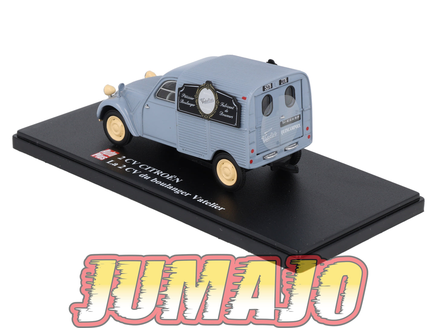 2CVAP74 Voiture 1/43 ELIGOR Auto plus : CITROEN 2CV Du Boulanger Vatelier