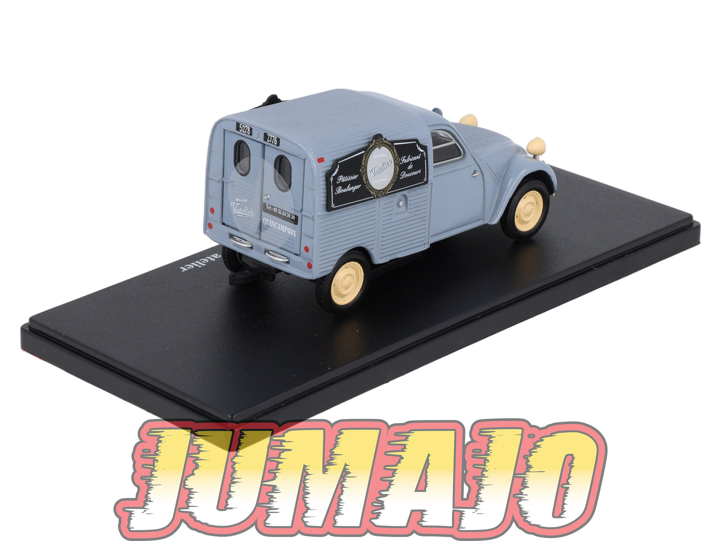 2CVAP74 Voiture 1/43 ELIGOR Auto plus : CITROEN 2CV Du Boulanger Vatelier