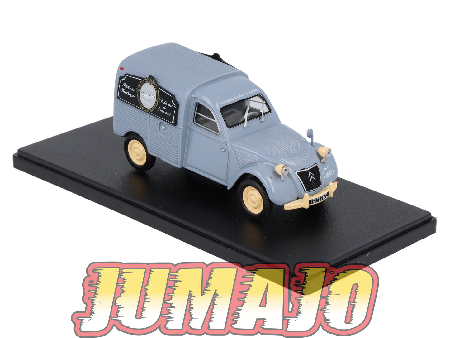 2CVAP74 Voiture 1/43 ELIGOR Auto plus : CITROEN 2CV Du Boulanger Vatelier