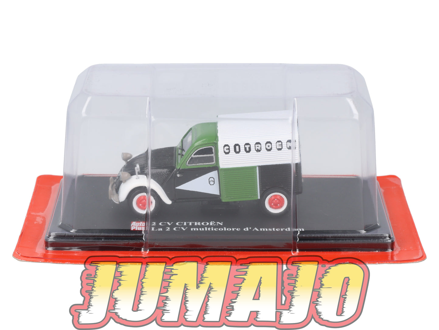 2CVAP80 Voiture 1/43 ELIGOR Auto plus : CITROEN 2CV La 2CV Multicolore D'Amsterdam