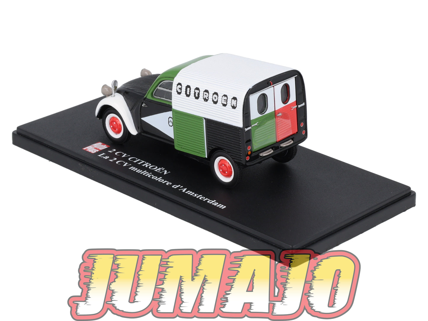2CVAP80 Voiture 1/43 ELIGOR Auto plus : CITROEN 2CV La 2CV Multicolore D'Amsterdam