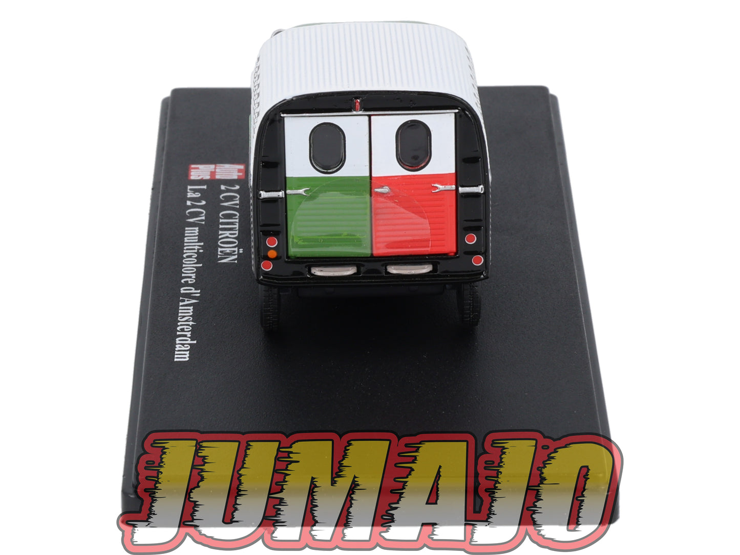 2CVAP80 Voiture 1/43 ELIGOR Auto plus : CITROEN 2CV La 2CV Multicolore D'Amsterdam