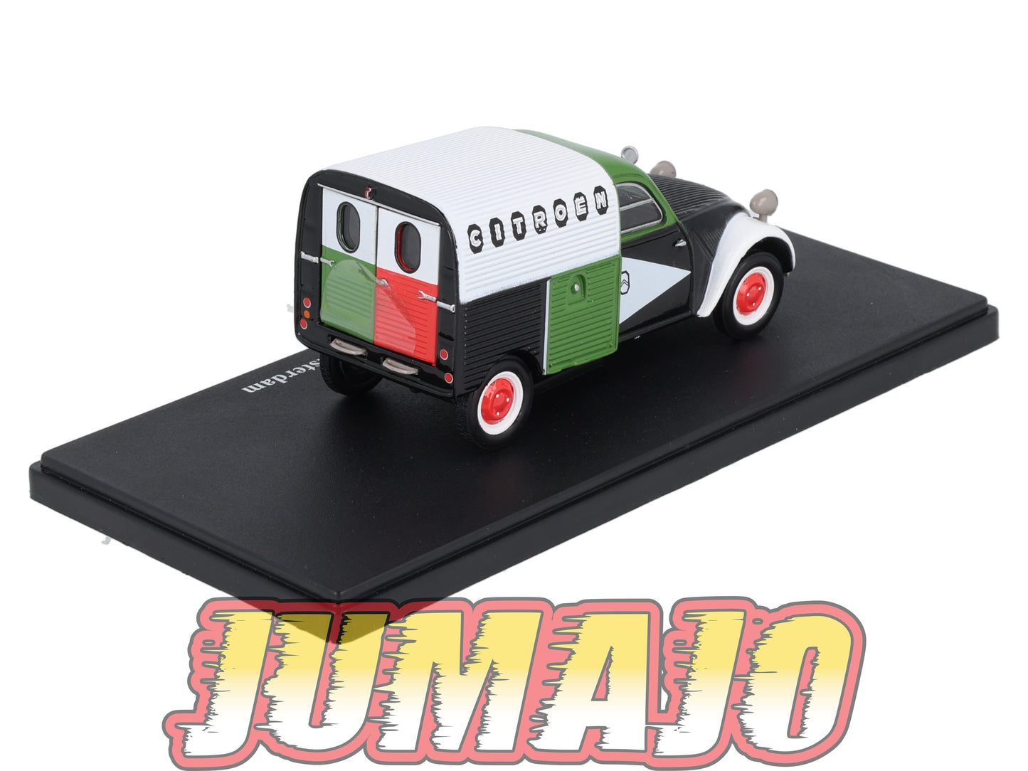 2CVAP80 Voiture 1/43 ELIGOR Auto plus : CITROEN 2CV La 2CV Multicolore D'Amsterdam