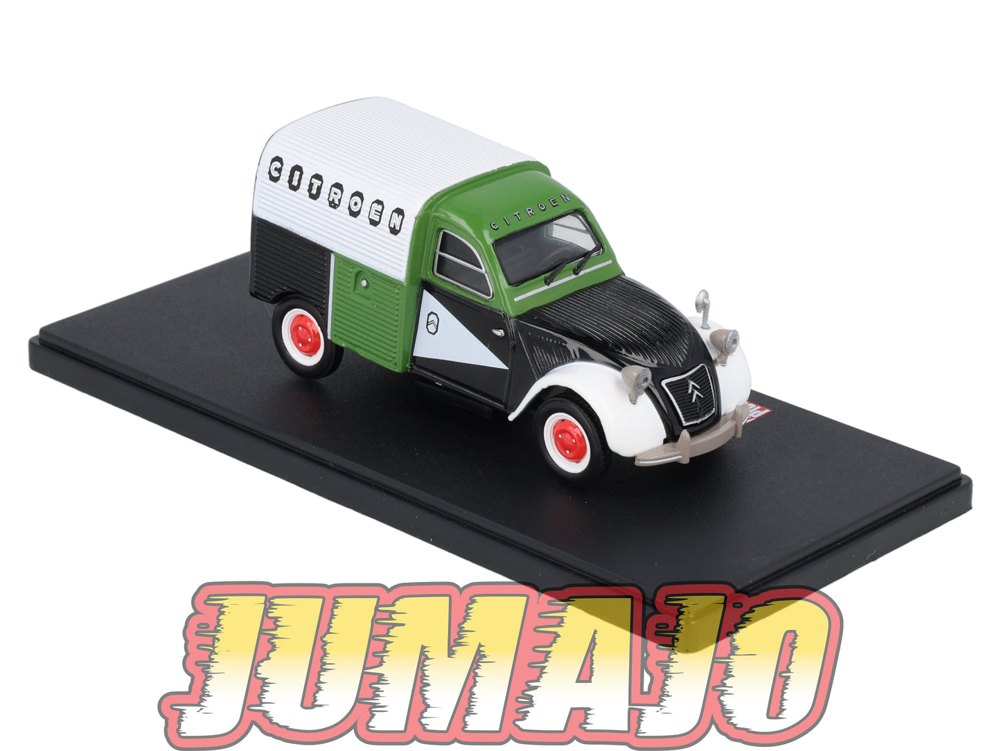 2CVAP80 Voiture 1/43 ELIGOR Auto plus : CITROEN 2CV La 2CV Multicolore D'Amsterdam