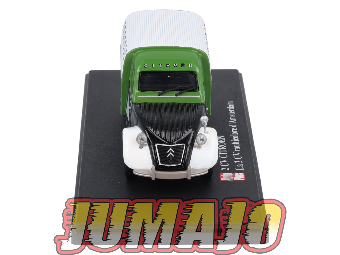 2CVAP80 Voiture 1/43 ELIGOR Auto plus : CITROEN 2CV La 2CV Multicolore D'Amsterdam