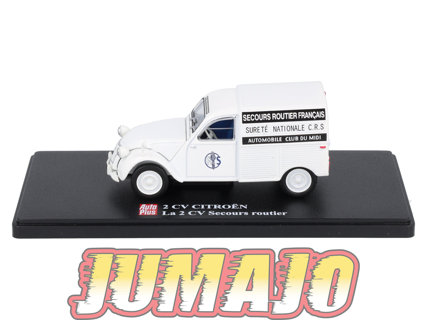 2CVAP95 Voiture 1/43 ELIGOR Auto plus : CITROEN 2CV Secours Routier