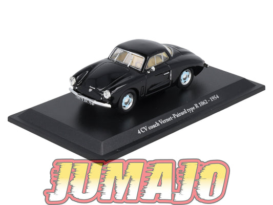 4CV10 Voiture 1/43 Eligor RENAULT 4 CV Coach Vernet-Pairard Rype R 1062 1954
