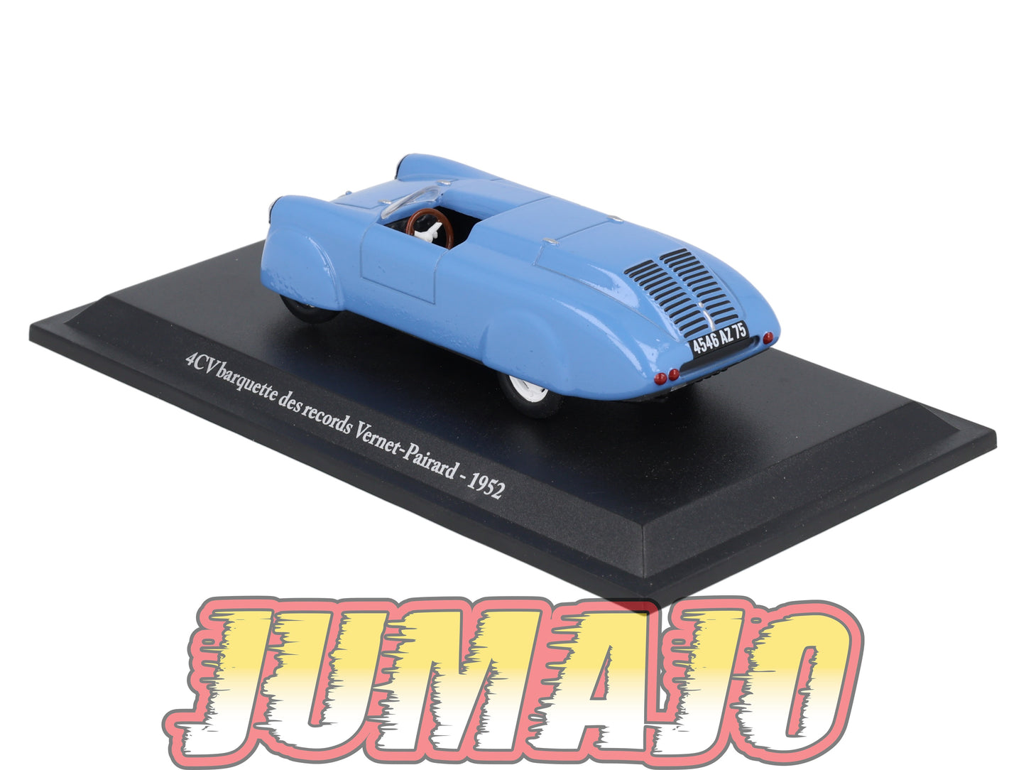4CV14 Voiture 1/43 Eligor RENAULT 4 CV Barquette Des Records Vernet-Pairard 1952