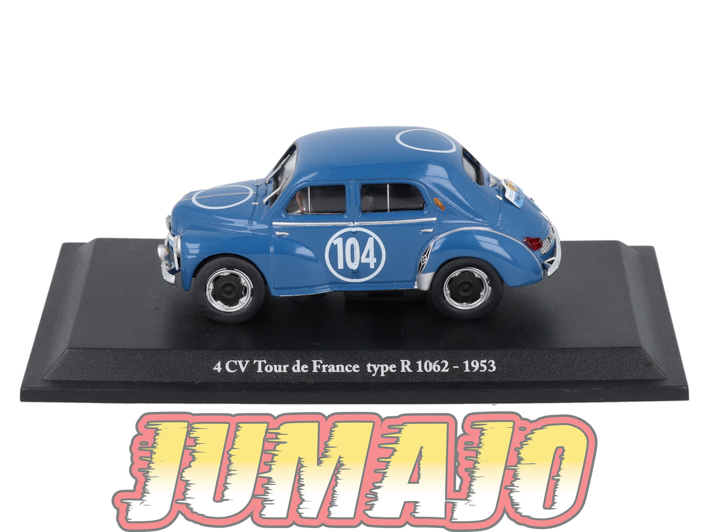 4CV24 Voiture 1/43 Eligor RENAULT 4 CV Tour de France Type R 1062 1953 #104