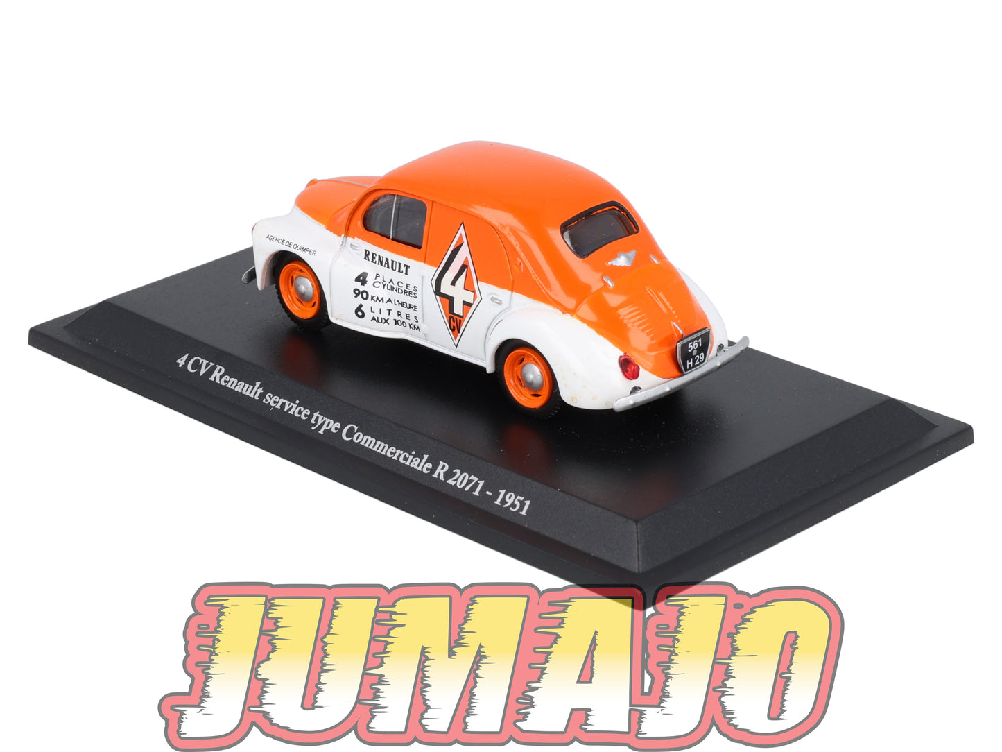 4CV25 Voiture 1/43 Eligor RENAULT 4 CV Service type Commerciale R 2071 1951