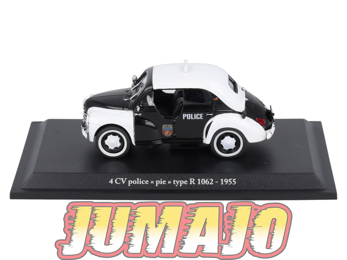 4CV28 Voiture 1/43 Eligor RENAULT 4 CV Police Pie Type R 1062 1955