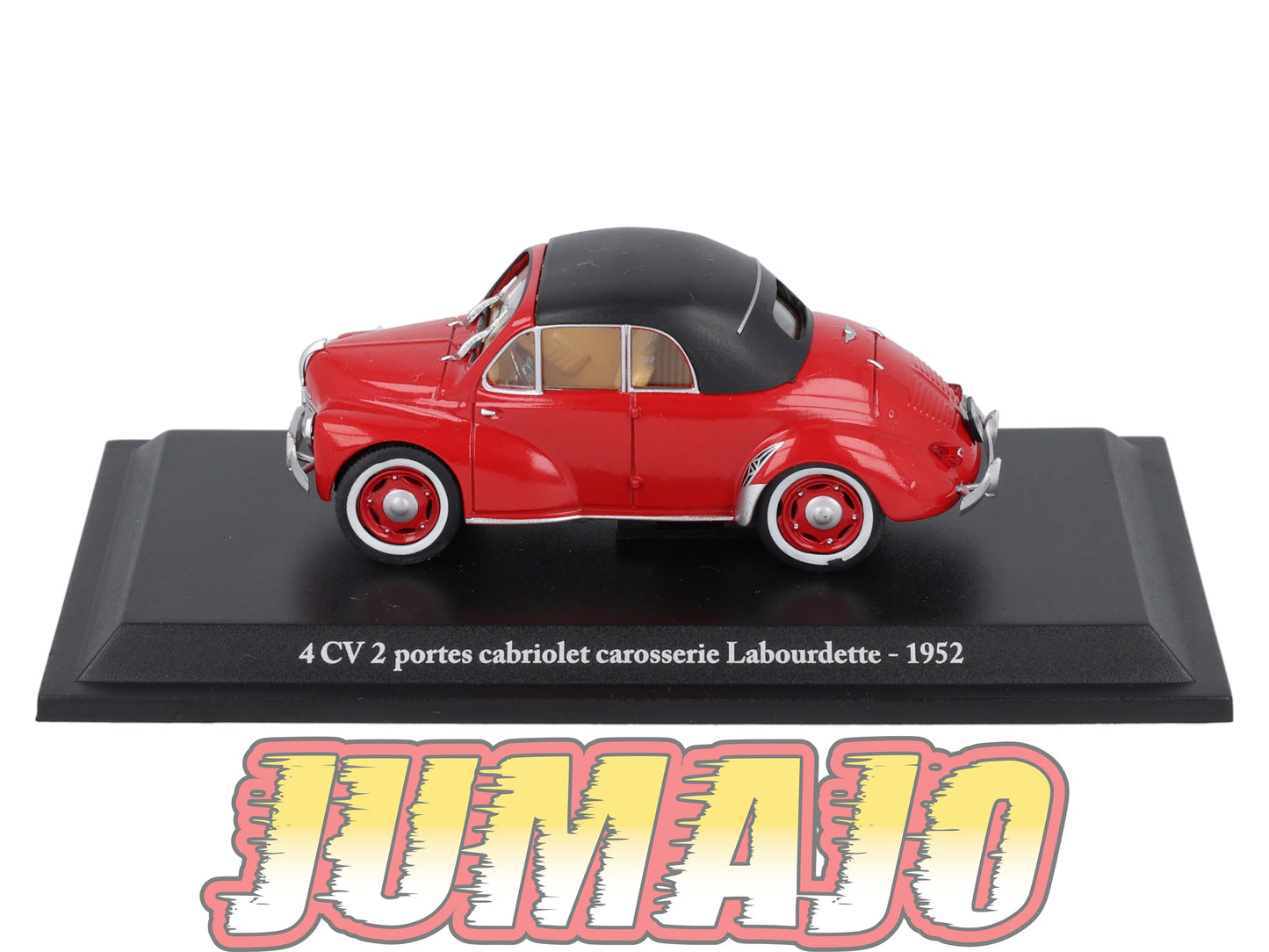 4CV29 Voiture 1/43 Eligor RENAULT 4 CV 2 Portes Cabriolet Carosserie Labourdette 1952