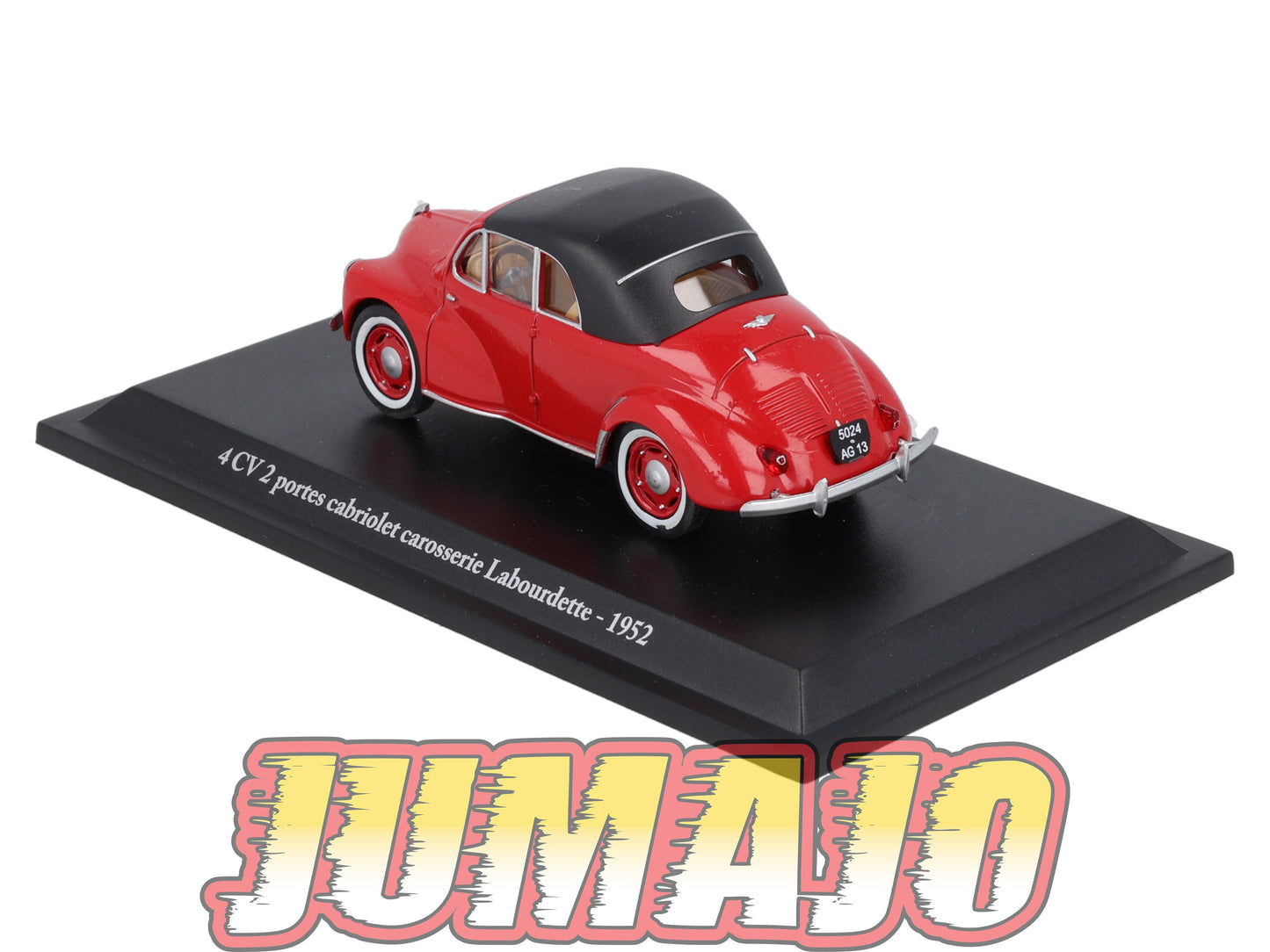 4CV29 Voiture 1/43 Eligor RENAULT 4 CV 2 Portes Cabriolet Carosserie Labourdette 1952