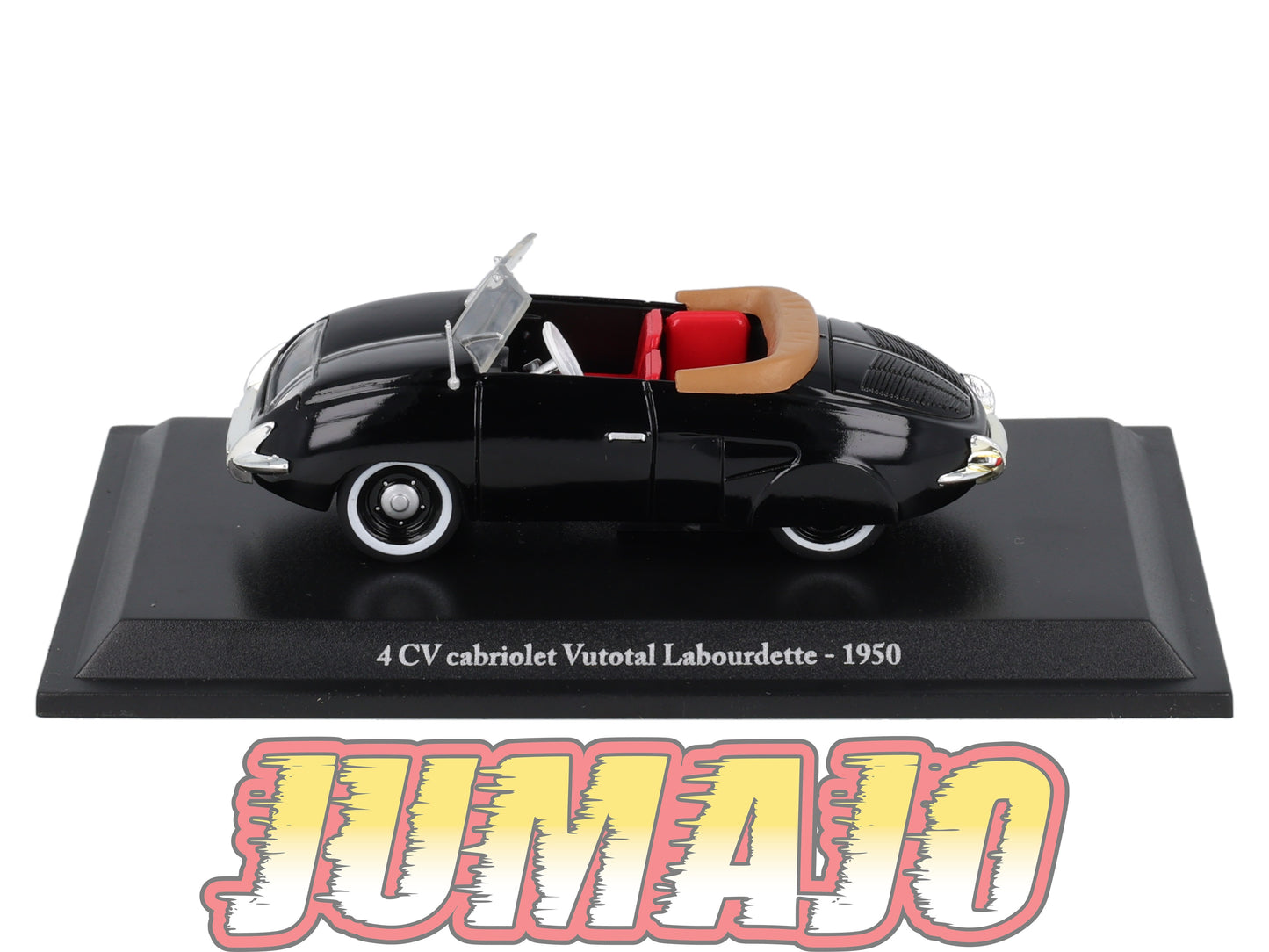 4CV31 Voiture 1/43 Eligor RENAULT 4 CV Cabriolet Vutotal Labourdette 1950